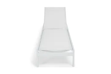 Tunis Solsäng - Vit - Utemöbler & utemiljö - Utestol & trädgårdsstol - Solsäng & solvagn