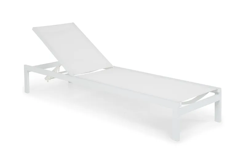 Tunis Solsäng - Vit - Utemöbler & utemiljö - Utestol & trädgårdsstol - Solsäng & solvagn