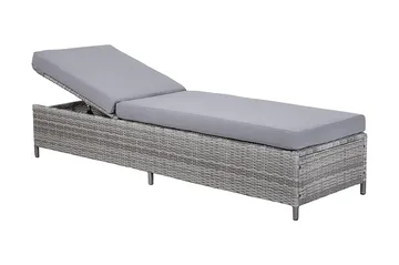 Turin Ii Solsäng 65|201 cm - Grå - Utemöbler & utemiljö - Loungemöbler - Solbädd