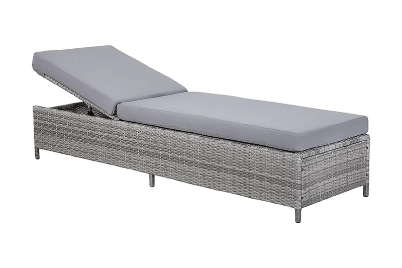 Turin Ii Solsäng 65|201 cm - Grå - Utemöbler & utemiljö - Loungemöbler - Solbädd