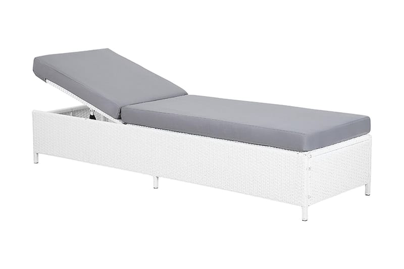 Turin Ii Solsäng 65|201 cm - Vit - Utemöbler & utemiljö - Loungemöbler - Solbädd