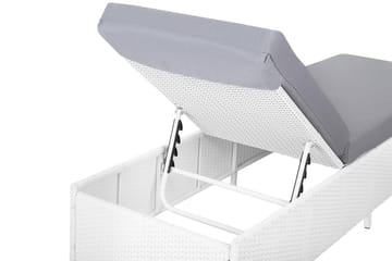 Turin Ii Solsäng 65|201 cm - Vit - Utemöbler & utemiljö - Loungemöbler - Solbädd