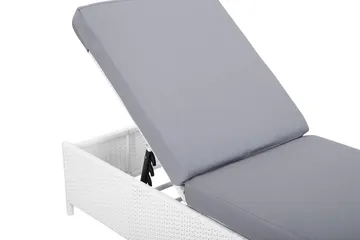 Turin Ii Solsäng 65|201 cm - Vit - Utemöbler & utemiljö - Loungemöbler - Solbädd