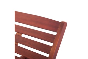 Solsäng Toscana - Mörk trä, blå, beige - Utemöbler & utemiljö - Utestol & trädgårdsstol - Solsäng & solvagn