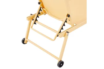 Solsäng Portofino - Gul - Utemöbler & utemiljö - Utestol & trädgårdsstol - Solsäng & solvagn