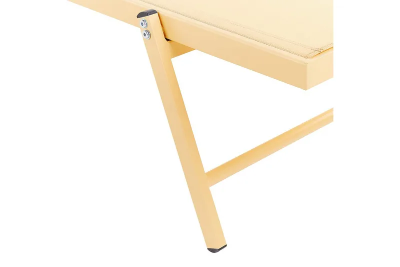 Solsäng Portofino - Gul - Utemöbler & utemiljö - Utestol & trädgårdsstol - Solsäng & solvagn