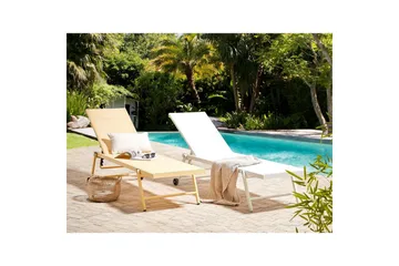 Solsäng Portofino - Gul - Utemöbler & utemiljö - Utestol & trädgårdsstol - Solsäng & solvagn