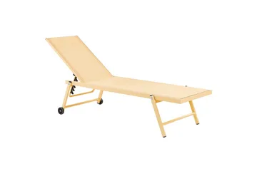 Solsäng Portofino - Gul - Utemöbler & utemiljö - Utestol & trädgårdsstol - Solsäng & solvagn