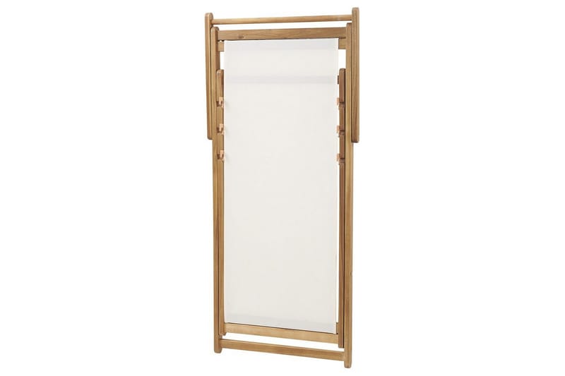 Solstol 2 ersättningstyger Anzio - Ljus trä, vit, flerfärgad - Utemöbler & utemiljö - Utestol & trädgårdsstol - Solstol