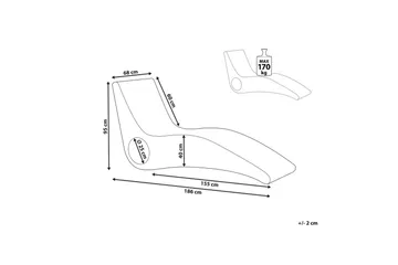 Solstol Airole - Utemöbler & utemiljö - Utestol & trädgårdsstol - Solstol
