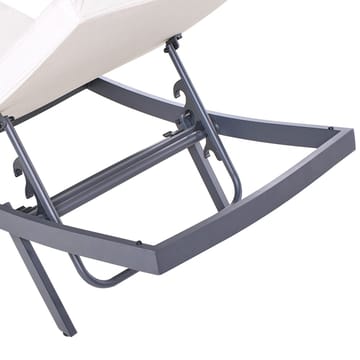 Solstol Amelia - Beige, svart - Utemöbler & utemiljö - Utestol & trädgårdsstol - Solstol