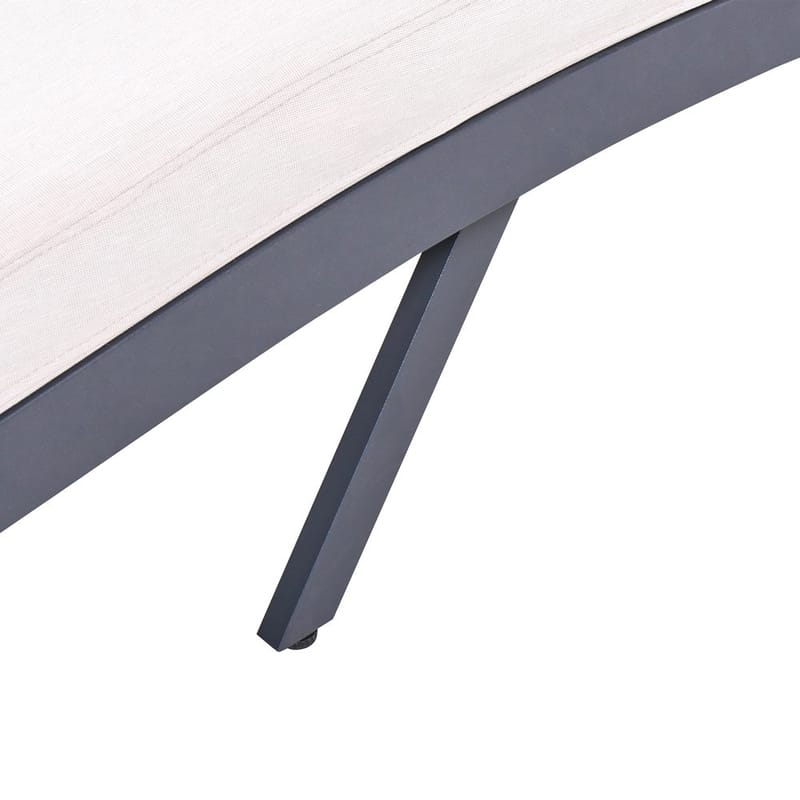 Solstol Amelia - Beige, svart - Utemöbler & utemiljö - Utestol & trädgårdsstol - Solstol