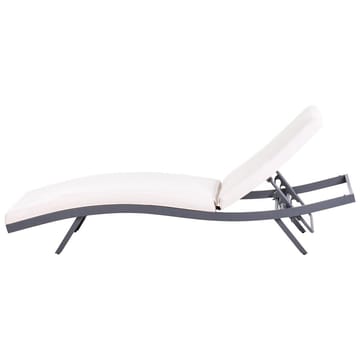 Solstol Amelia - Beige, svart - Utemöbler & utemiljö - Utestol & trädgårdsstol - Solstol