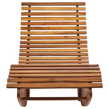 Solstol Brescia Premium - Ljus trä, grönt - Utemöbler & utemiljö - Utestol & trädgårdsstol - Solstol