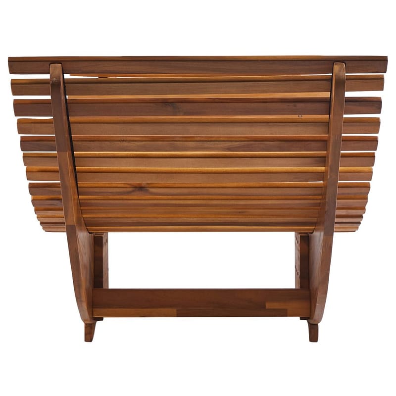 Solstol Brescia Premium - Ljus trä, grönt - Utemöbler & utemiljö - Utestol & trädgårdsstol - Solstol