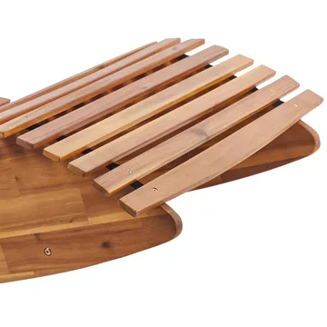 Solstol Brescia Premium - Ljus trä, grönt - Utemöbler & utemiljö - Utestol & trädgårdsstol - Solstol