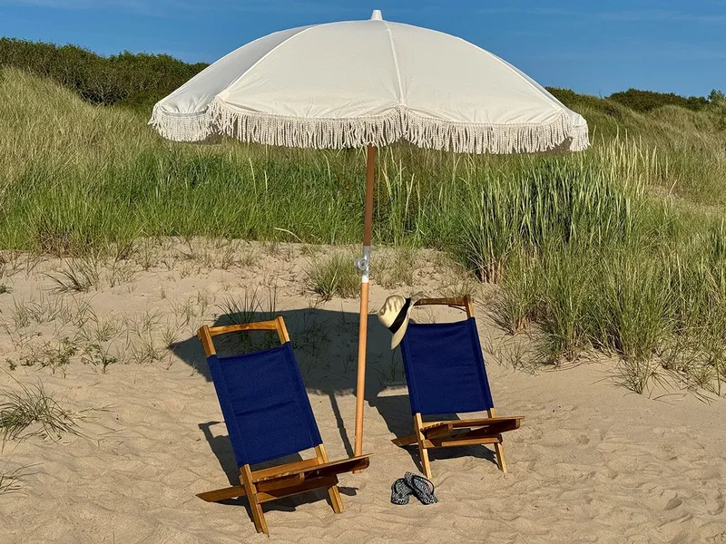 Solstol Hillerstorp Mölle - Blå - Utemöbler & utemiljö - Utestol & trädgårdsstol - Solstol