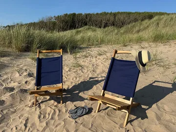 Solstol Hillerstorp Mölle - Blå - Utemöbler & utemiljö - Utestol & trädgårdsstol - Solstol