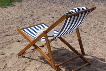 Solstol Hillerstorp Skara - Blåvit - Utemöbler & utemiljö - Utestol & trädgårdsstol - Solstol