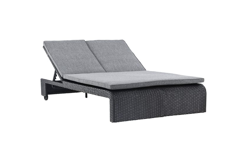 London Solstol 119x196 cm - Svart - Utemöbler & utemiljö - Utestol & trädgårdsstol - Solstol