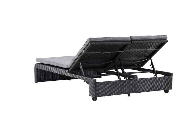 London Solstol 119x196 cm - Svart - Utemöbler & utemiljö - Utestol & trädgårdsstol - Solstol