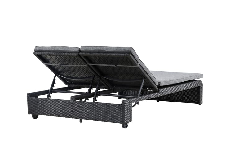 London Solstol 119x196 cm - Svart - Utemöbler & utemiljö - Utestol & trädgårdsstol - Solstol