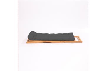 Solstol Jeremiah 43x46,5 cm - Grå/Natur - Utemöbler & utemiljö - Utestol & trädgårdsstol - Solstol