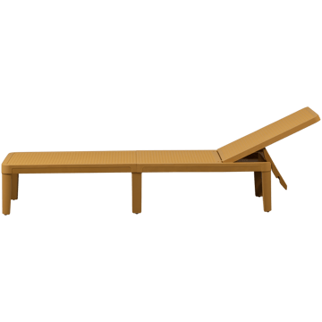 Solstol Jinte Utomhus - Gul - Utemöbler & utemiljö - Utestol & trädgårdsstol - Solsäng & solvagn