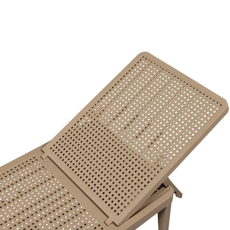 Solstol Jinte Utomhus - Sand - Utemöbler & utemiljö - Utestol & trädgårdsstol - Solsäng & solvagn