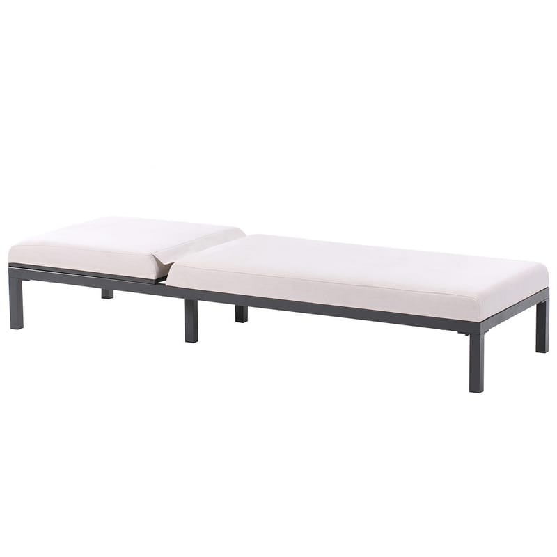 Solstol Lariano - Beige, svart - Utemöbler & utemiljö - Utestol & trädgårdsstol - Solstol