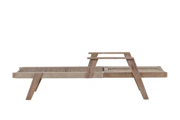 Little John Solstol 200x72 cm - Brun - Utemöbler & utemiljö - Utestol & trädgårdsstol - Solstol