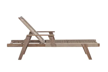 Little John Solstol 200x72 cm - Brun - Utemöbler & utemiljö - Utestol & trädgårdsstol - Solstol