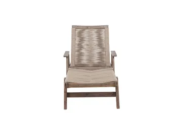 Little John Solstol 200x72 cm - Brun - Utemöbler & utemiljö - Utestol & trädgårdsstol - Solstol