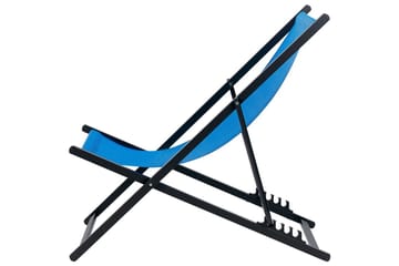 Solstol Locri Ii - Blå, Svart - Utemöbler & utemiljö - Utestol & trädgårdsstol - Solstol