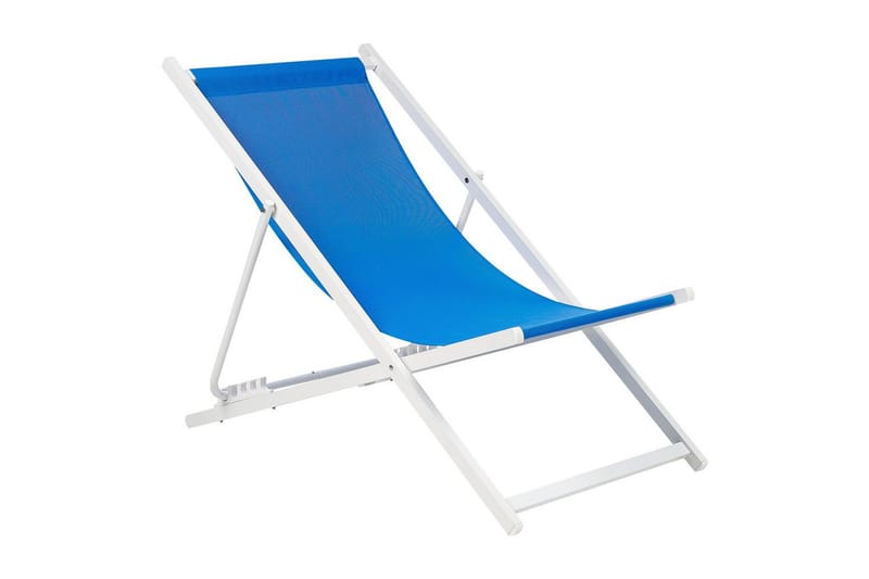 Solstol Locri Ii - Blå, Vit - Utemöbler & utemiljö - Utestol & trädgårdsstol - Solstol