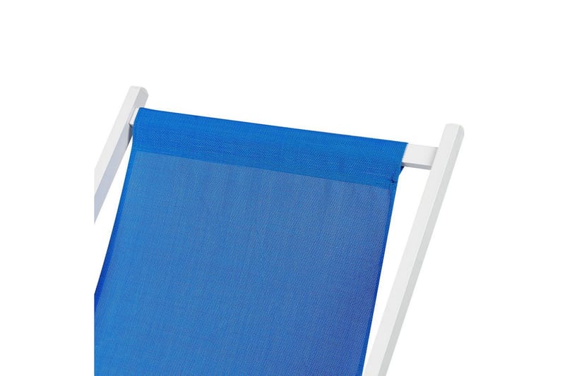 Solstol Locri Ii - Blå, Vit - Utemöbler & utemiljö - Utestol & trädgårdsstol - Solstol