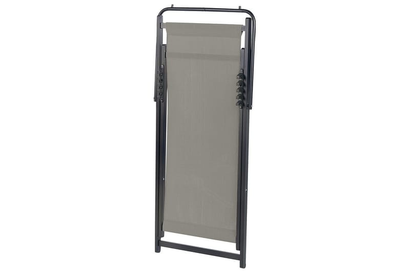 Solstol Locri Ii - Grå, svart - Utemöbler & utemiljö - Utestol & trädgårdsstol - Solstol