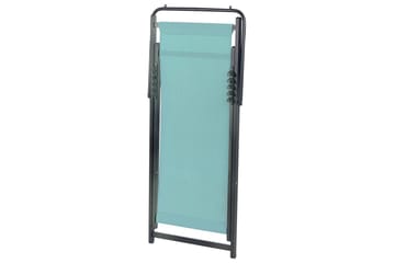 Solstol Locri Ii - Turkos, Svart - Utemöbler & utemiljö - Utestol & trädgårdsstol - Solstol