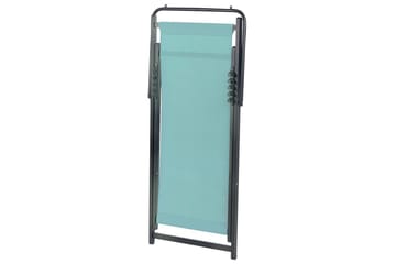 Solstol Locri Ii - Turkos, Svart - Utemöbler & utemiljö - Utestol & trädgårdsstol - Solstol