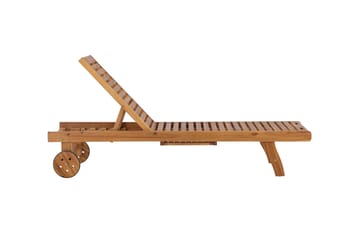 Luzon Solstol 200x63 cm - Brun - Utemöbler & utemiljö - Utestol & trädgårdsstol - Solstol