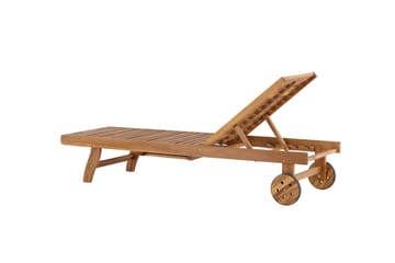 Luzon Solstol 200x63 cm - Brun - Utemöbler & utemiljö - Utestol & trädgårdsstol - Solstol