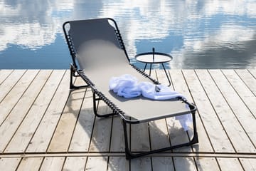 Majken Solstol 60x190 cm - Grå - Utemöbler & utemiljö - Utestol & trädgårdsstol - Solstol