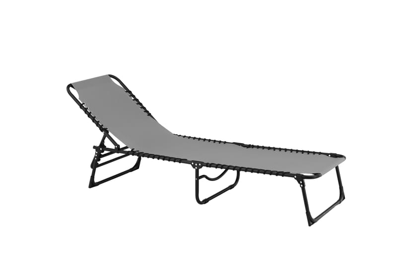 Majken Solstol 60x190 cm - Grå - Utemöbler & utemiljö - Utestol & trädgårdsstol - Solstol