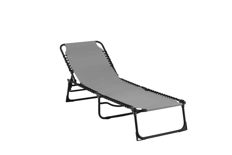 Majken Solstol 60x190 cm - Grå - Utemöbler & utemiljö - Utestol & trädgårdsstol - Solstol