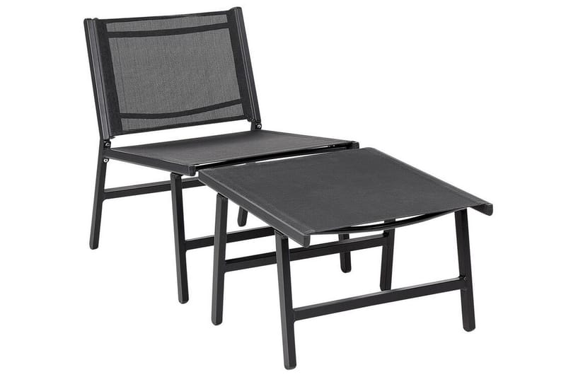 Solstol Montmagny 54x60 cm - Svart - Utemöbler & utemiljö - Utestol & trädgårdsstol - Solstol