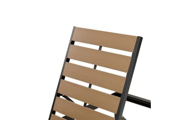 Solstol Nardo - Ljus trä, svart - Utemöbler & utemiljö - Utestol & trädgårdsstol - Solsäng & solvagn