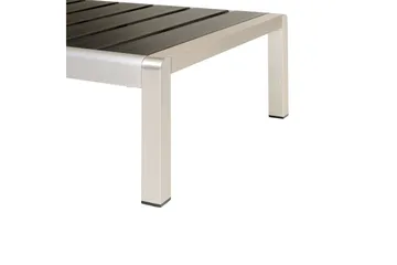 Solstol Nardo - Svart, Silver - Utemöbler & utemiljö - Utestol & trädgårdsstol - Solsäng & solvagn