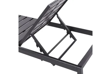 Solstol Nardo - Svart - Utemöbler & utemiljö - Utestol & trädgårdsstol - Solsäng & solvagn