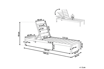 Solstol Nardo - Svart - Utemöbler & utemiljö - Utestol & trädgårdsstol - Solsäng & solvagn