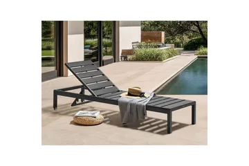 Solstol Nardo - Svart - Utemöbler & utemiljö - Utestol & trädgårdsstol - Solsäng & solvagn